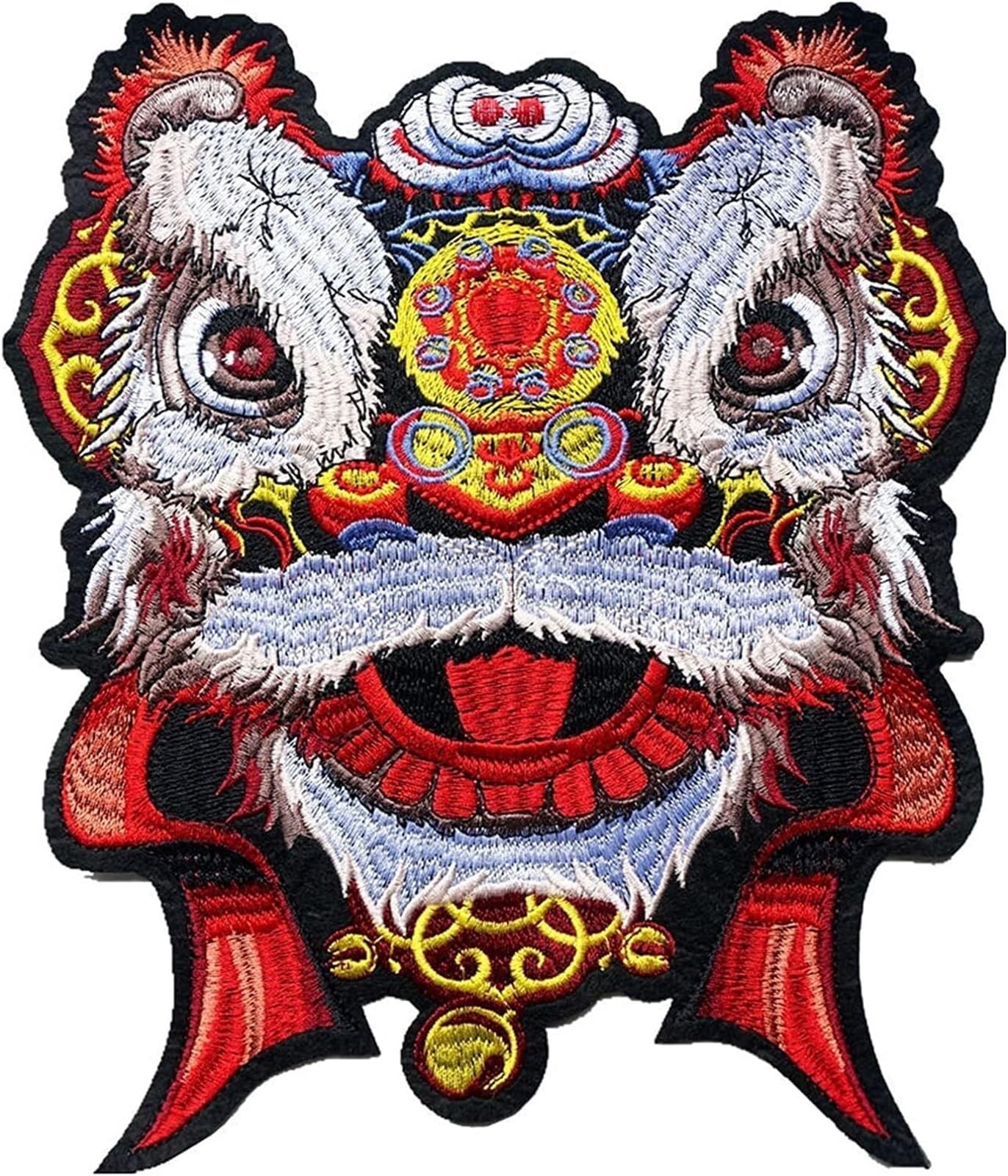 Koronkowa aplikacja z haftem 3D z koralików, Aplikacja z haftowanym skrzydłem anioła, aplikacja z kwiatowym kołnierzykiem do sukni ślubnej, sukni ślubnej, ubrań DIY