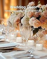 Vista 8 de Homemory Velas de té LED sin llama de color blanco frío, más de 200 horas, funciona con pilas, velas votivas eléctricas falsas para Navidad