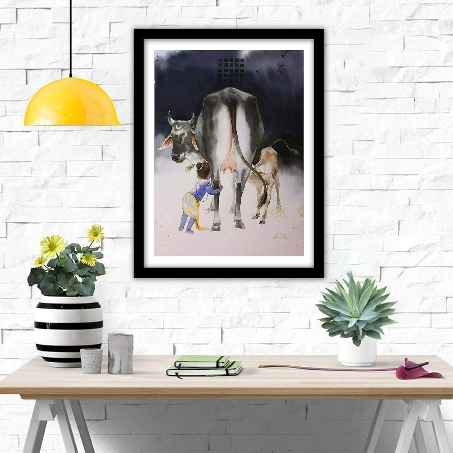 Krishna Wall Stickers (12 inch x 16 inch) Amazon.in Home Improvement