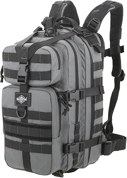 MAXPEDITION Falcon-II Backpack Wolf Gray 23L Tactical Backpack, Survival Pack, Bug Out Bag, MOLLE Compatible Go Bag Optimized for EDC & Military, 0513W