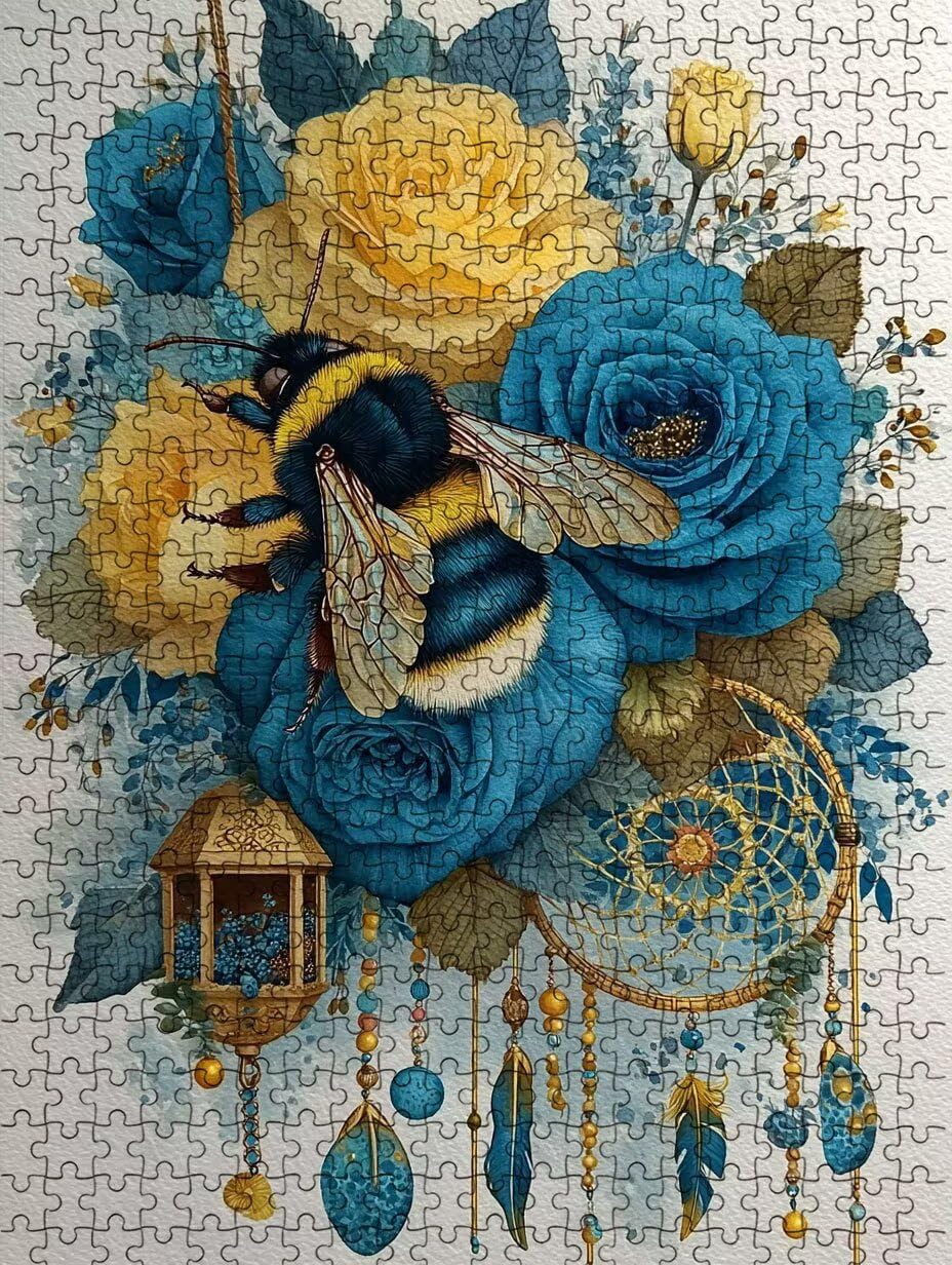 Puzzle de 4000 para Adultos, Abejas De Flores, Clásicos YHPGL7-392