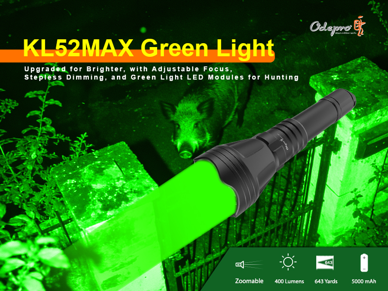 Amazon.com: Odepro KL52 MAX Upgraded Super Bright 400 Lumens Green