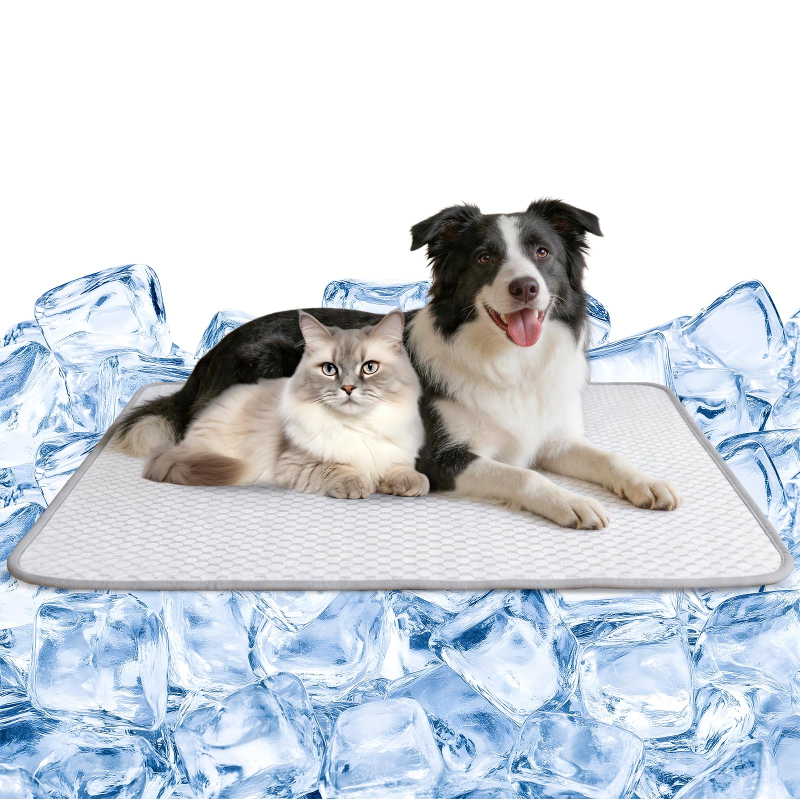Manta Refrescante para Perros, Alfombrilla Refrescante para Mascotas, Alfombra Refrescante para Perros, Alfombrilla Refrescante, Cama Gato Verano, No Tóxico