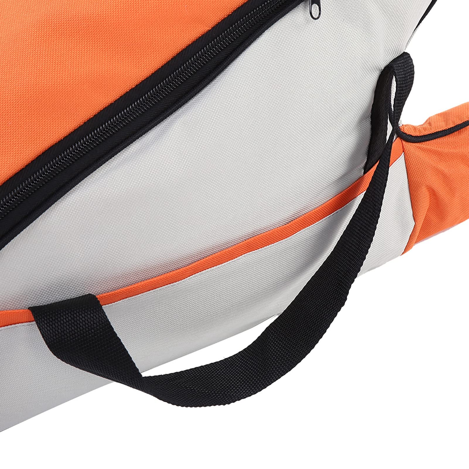 Kettensägentasche, Premium-Oxford-Stoff, Tragbare Oxford-Stoff-Kettensägen-Aufbewahrungstasche, Rasenmäher-Tragetasche, Schutzbox, Kettensägen-Tasche (orange weiß)