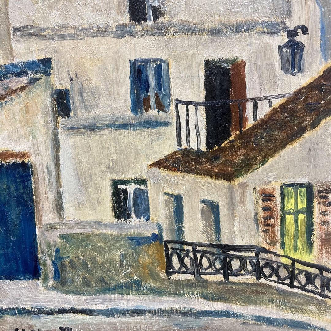 Amazon.co.jp: 真作保証中村徳三郎「モンマルトル」油彩3号 直筆サイン