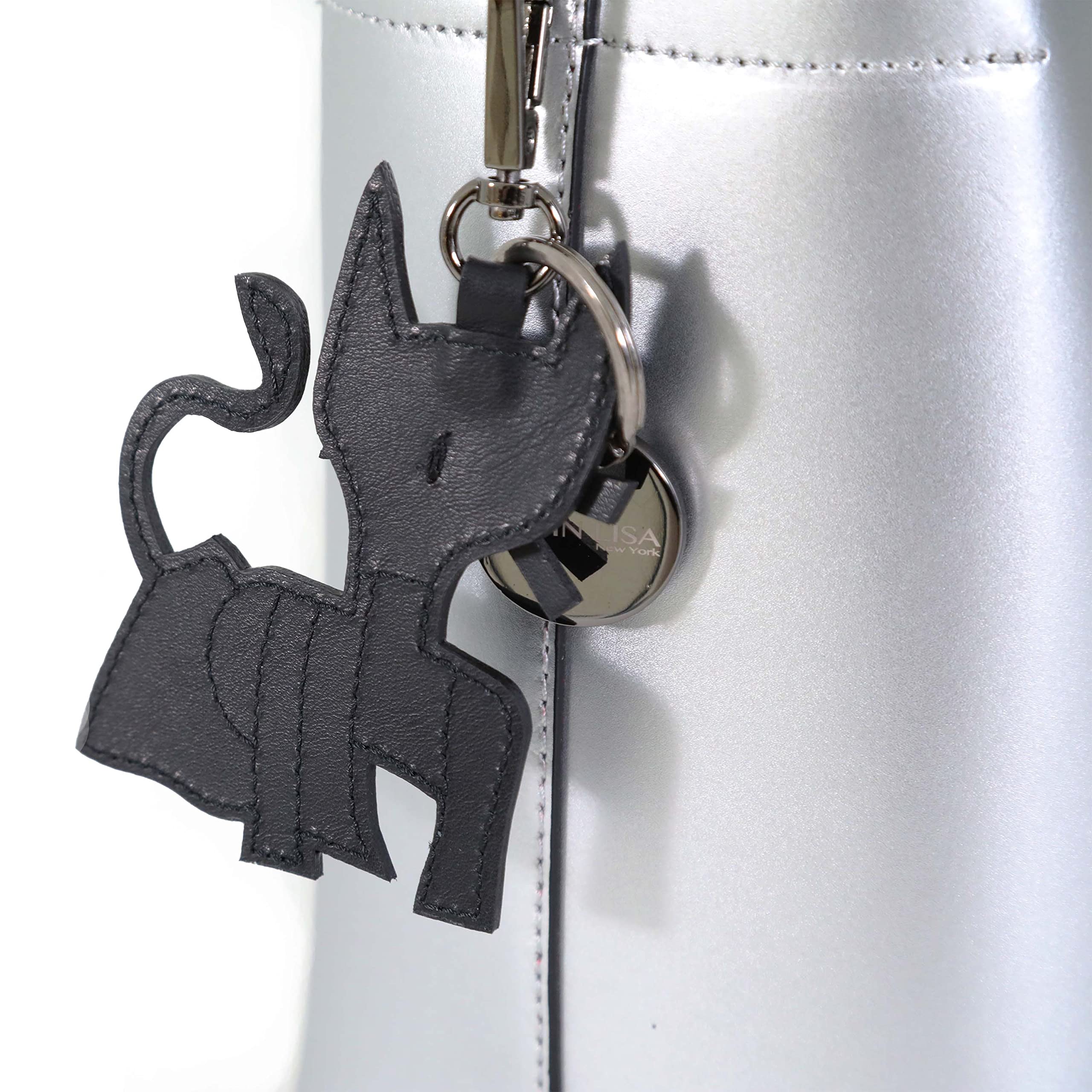 Luxury Handbags for Women | Hand-made in Italy, Genuine Leather Madison Tote Bag: Metallic Silver
