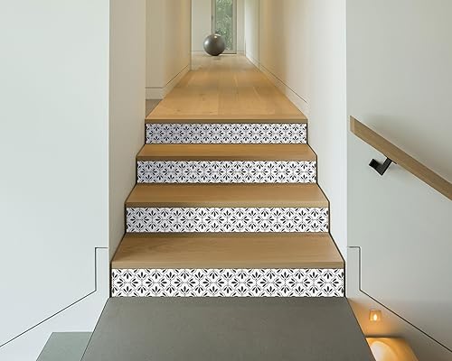 Vista 287 de FLFK Calcomanías de pared para despegar y pegar, para habitación de los niños, calcomanías de peces bajo el mar, 4 x 240 pulgadas (azul)