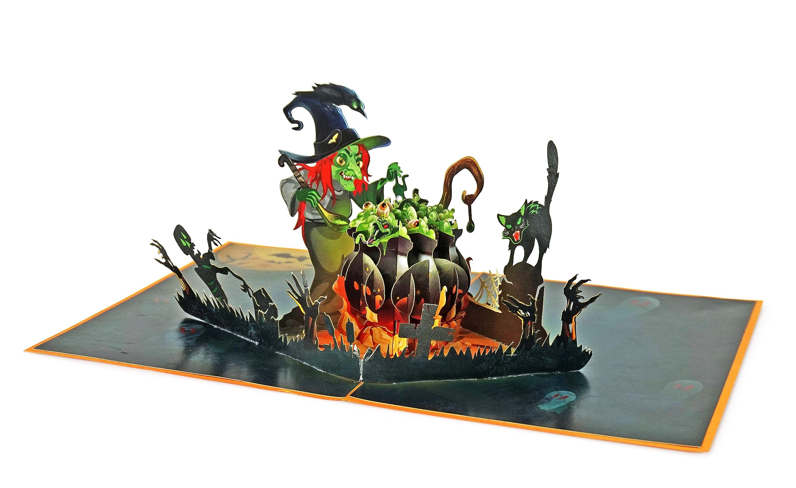 CUTPOPUP Halloween Cards Pop Up, Trick or Treat, 3D Pop Up Greeting Halloween Card for Family Members Friends, Lover, Her - Image 2