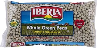 Iberia Whole Green Peas 12 oz - Premium Dried Green Peas for Soups, Stews, Salads | Nutrient-Rich, Low Calorie, All Natural