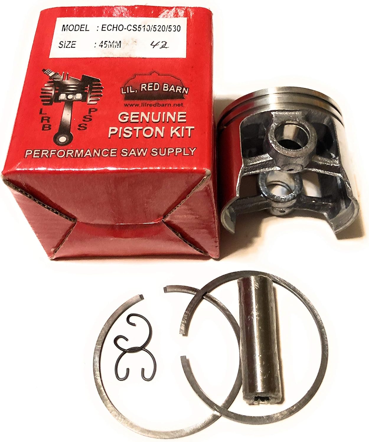 Echo CS510, CS520, CS530 Two Ring Chainsaw Piston Kit, 44MM, Replaces Echo Part # P021006153 Two Day Standard Shipping To All 50 States