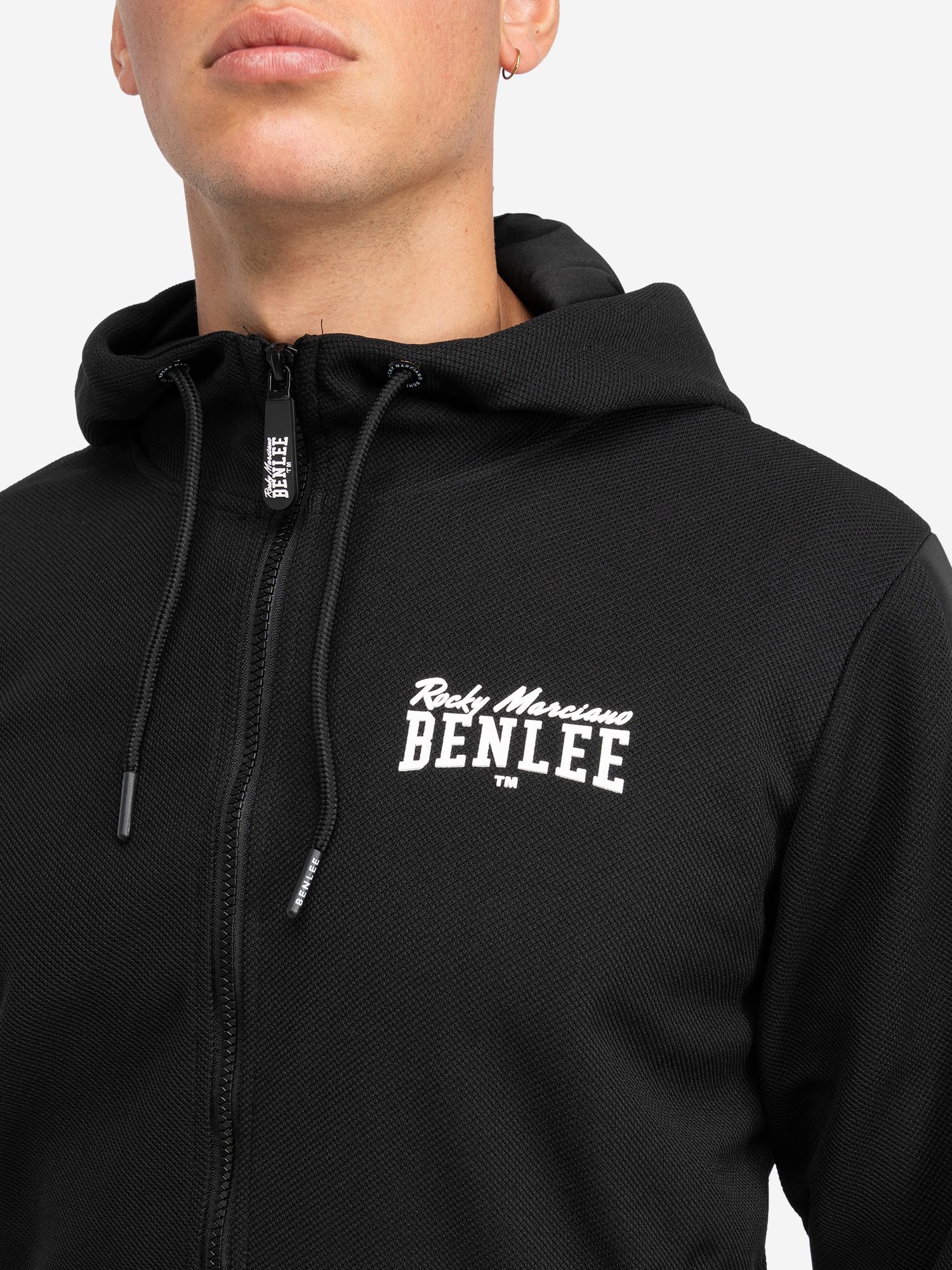 BENLEE Męski dres treningowy z kapturem, wąski krój, HACKBERRY