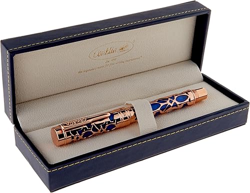 Miniatura 5 de Conklin Pluma Estilográfica Endura Deco Crest Azul - EF