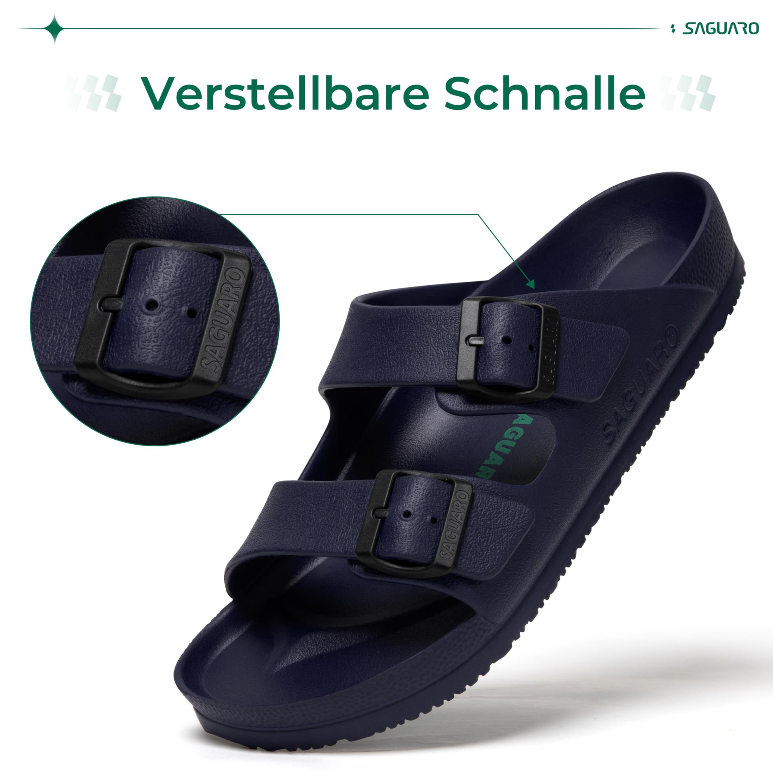 SAGUARO Pantofole Unisex Antiscivolo Uomo Donna Spiaggia da Ciabatte Slip-on Scarpe da Bagno Leggere Casuale Sandali