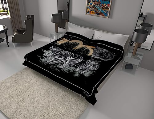 Miniatura 8 de Solaron - Cobija de doble vista súper gruesa y resistente, de peso pesado, ultra sedosa, para cama king-size o queen.