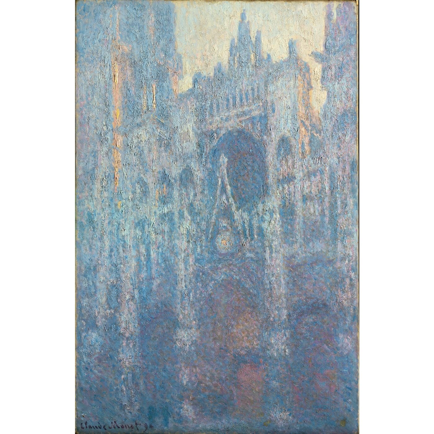 Toile Monet cathédrale de Rouen pour sublimer votre bureau - 2