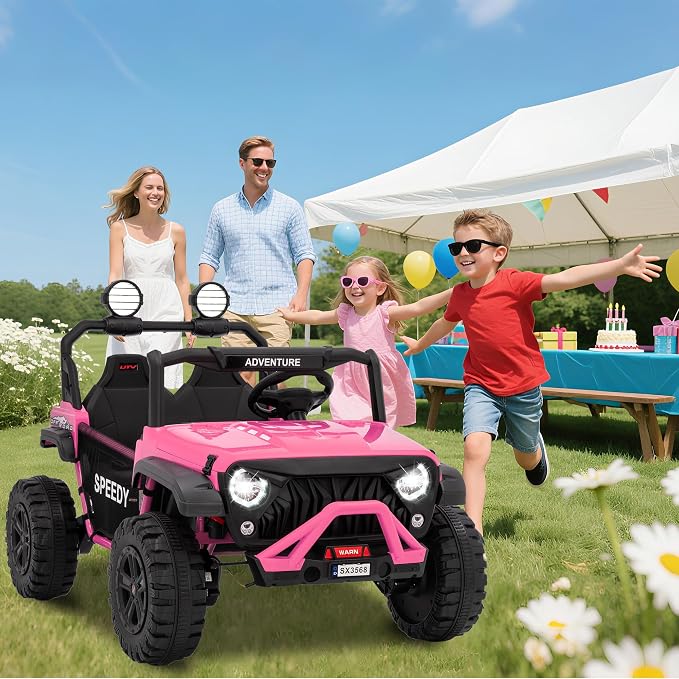 Carro Eléctrico 24V 2 Plazas para Niños Grandes miniatura 6