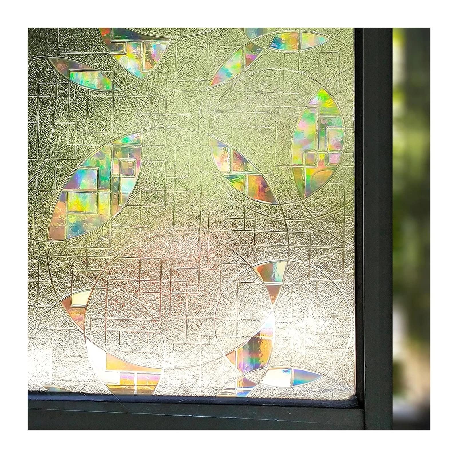 Film pour vitres anti UV et statique repositionnable pour fenêtre
