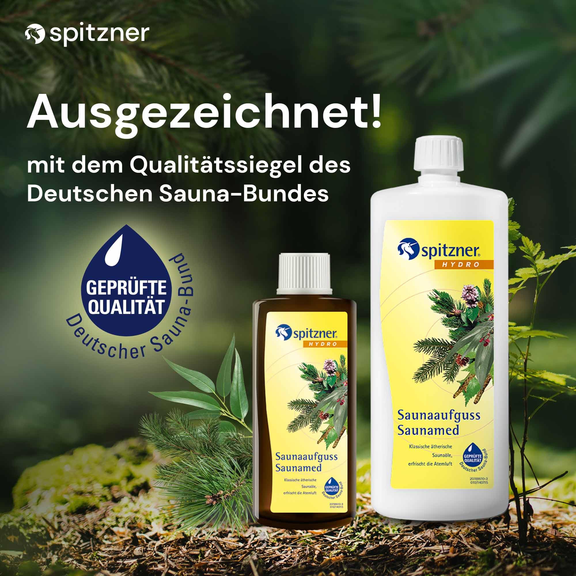 Saunaaufguss “Saunamed“ (190 ml) von Spitzner