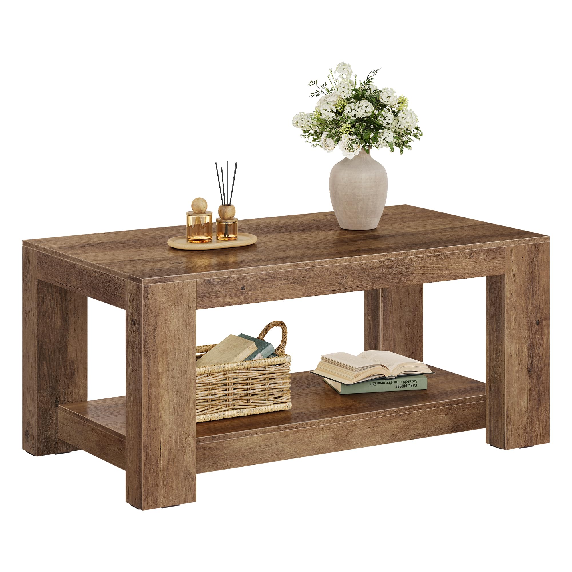Farmhouse Two-Tier Coffee Table
