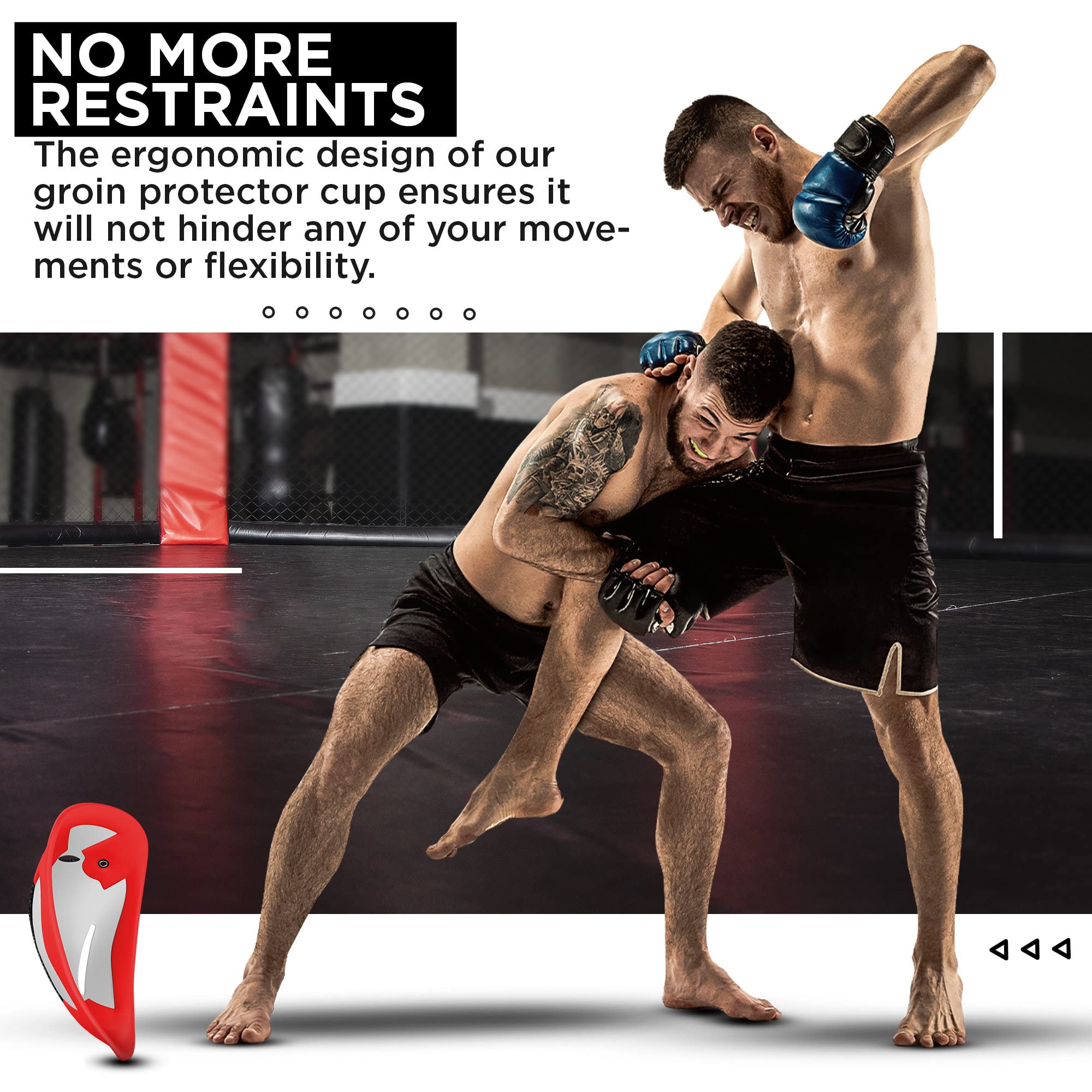RDX Coquille Boxe Anatomique MMA Suspensoir Sport Slip Coquilles Protection