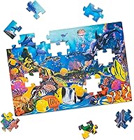 Vista 4 de Rompecabezas fondo oceánico Melissa & Doug, (48 piezas), 2 X 3 pies