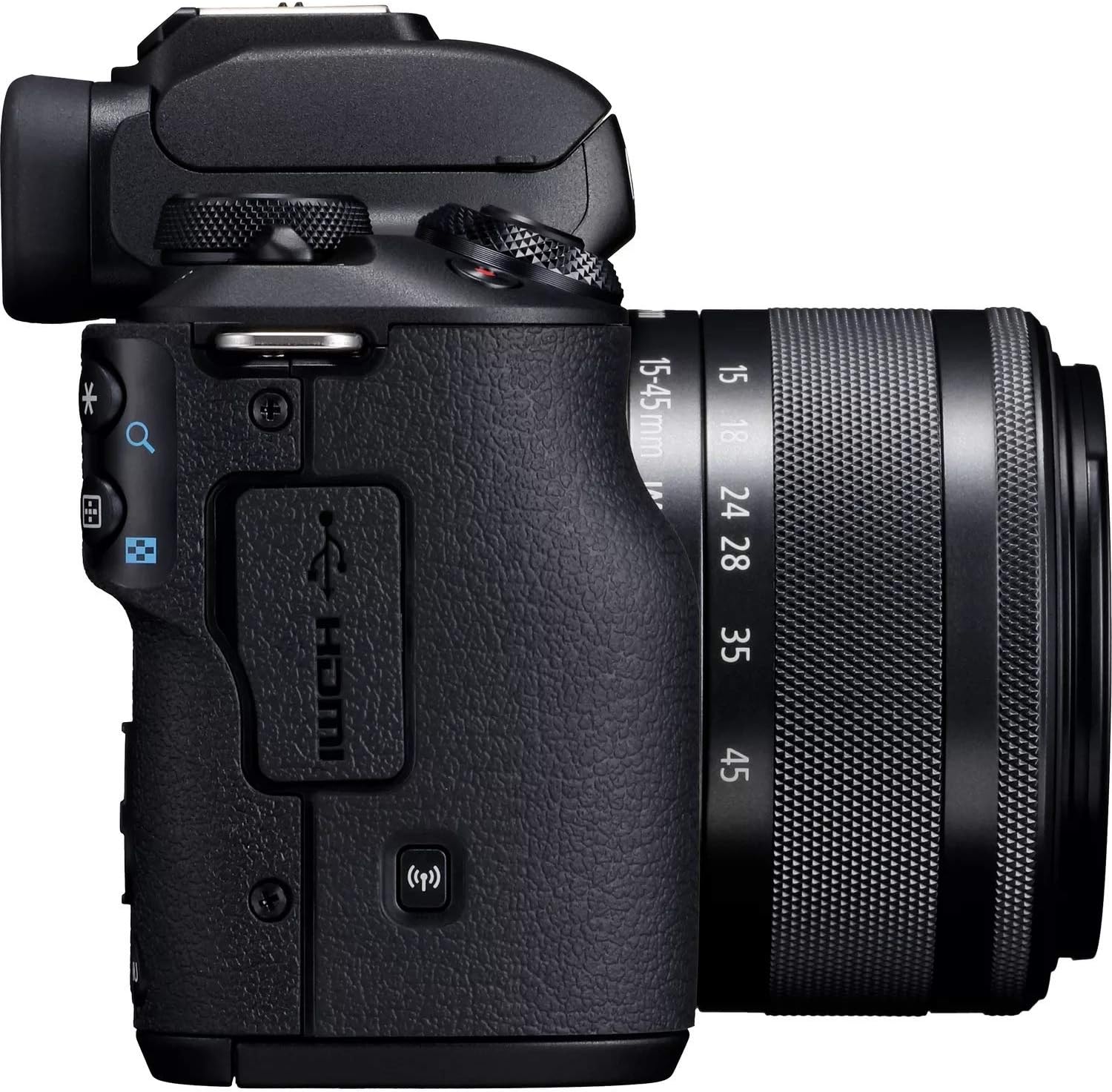 Canon EOS M50 Mark II White BODY + Canon EF-M 15-45mm