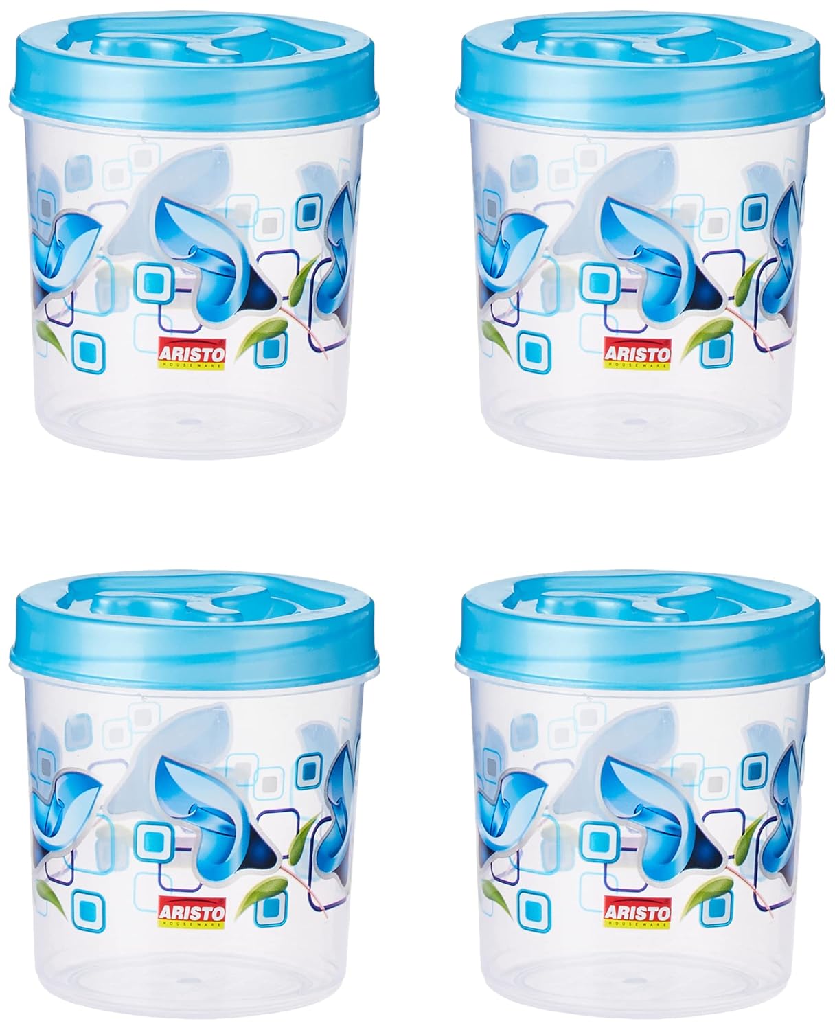 Aristo Store Queen 111 Plastic Storage Container -320 ML (4 PC Set) Aristo Store Queen 111 Plastic Storage Container -320 ML (4 PC Set)