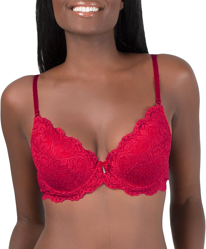 corpiño push-up de encaje exclusivo