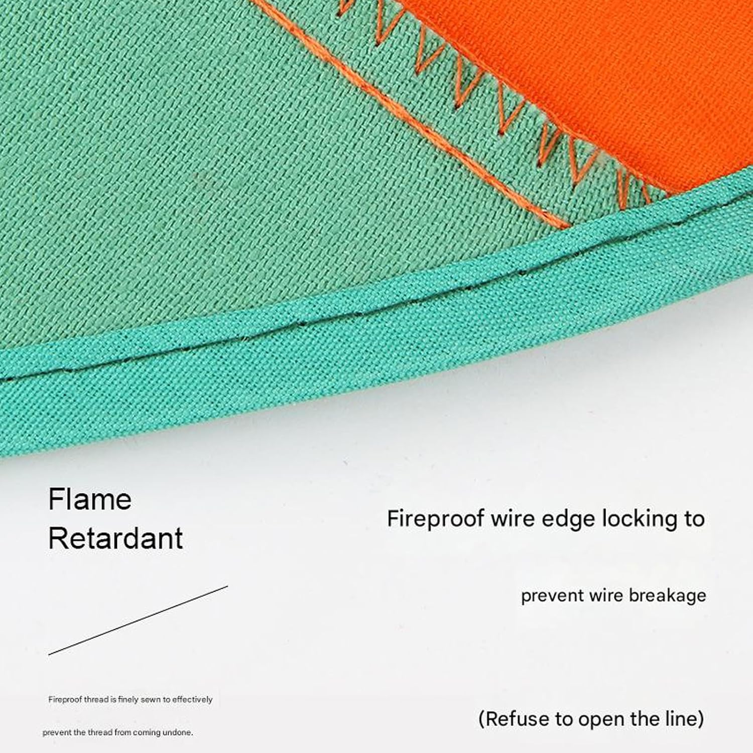 Welding Head Cover with Extended Neck Guard Prevents Against Debris During Soldering Tasks Head Cover Flame Retardant for Complete