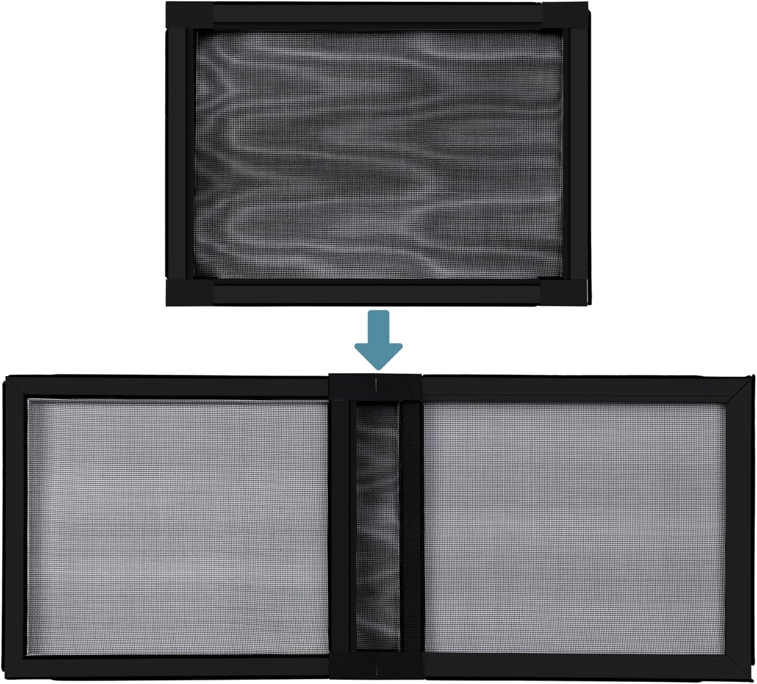 BAFLOTEX Adjustable Window Screens Expandable Window Screen 10”H*14"24