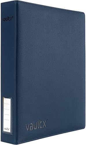 Miniatura 16 de Vault X Carpeta de 3 anillos para tarjetas coleccionables, se adapta a 9 páginas de bolsillo, 540 tarjetas, material Exo-Tec, fácil de abrir,