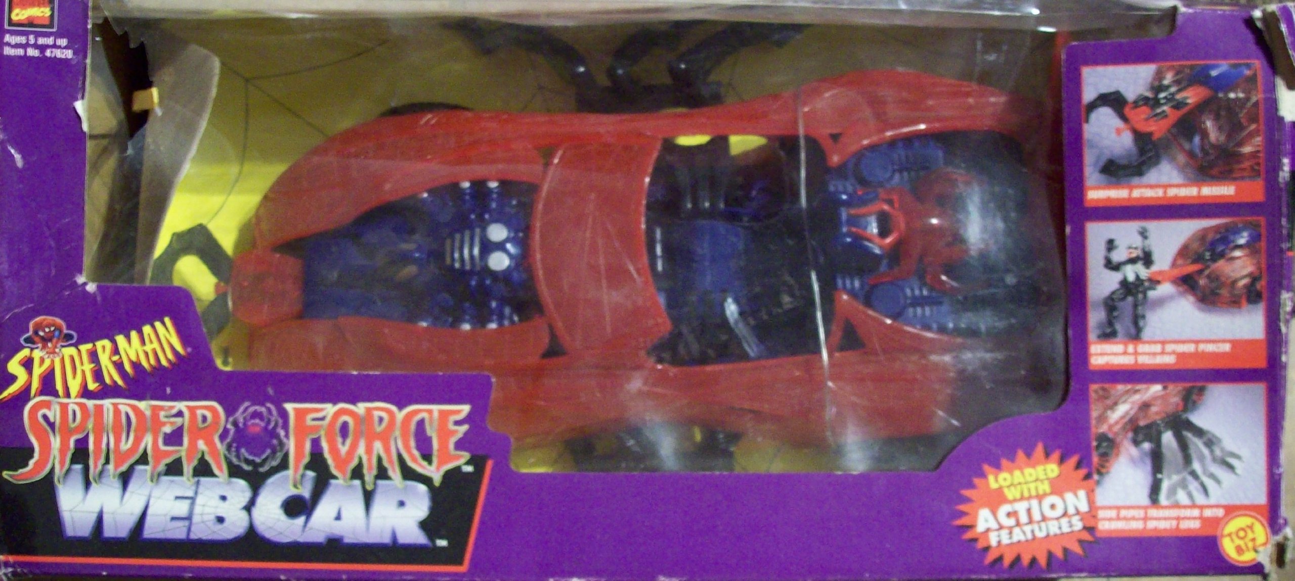 Amazon.com: Spider-Man Spider Force Web Car : Juguetes y Juegos