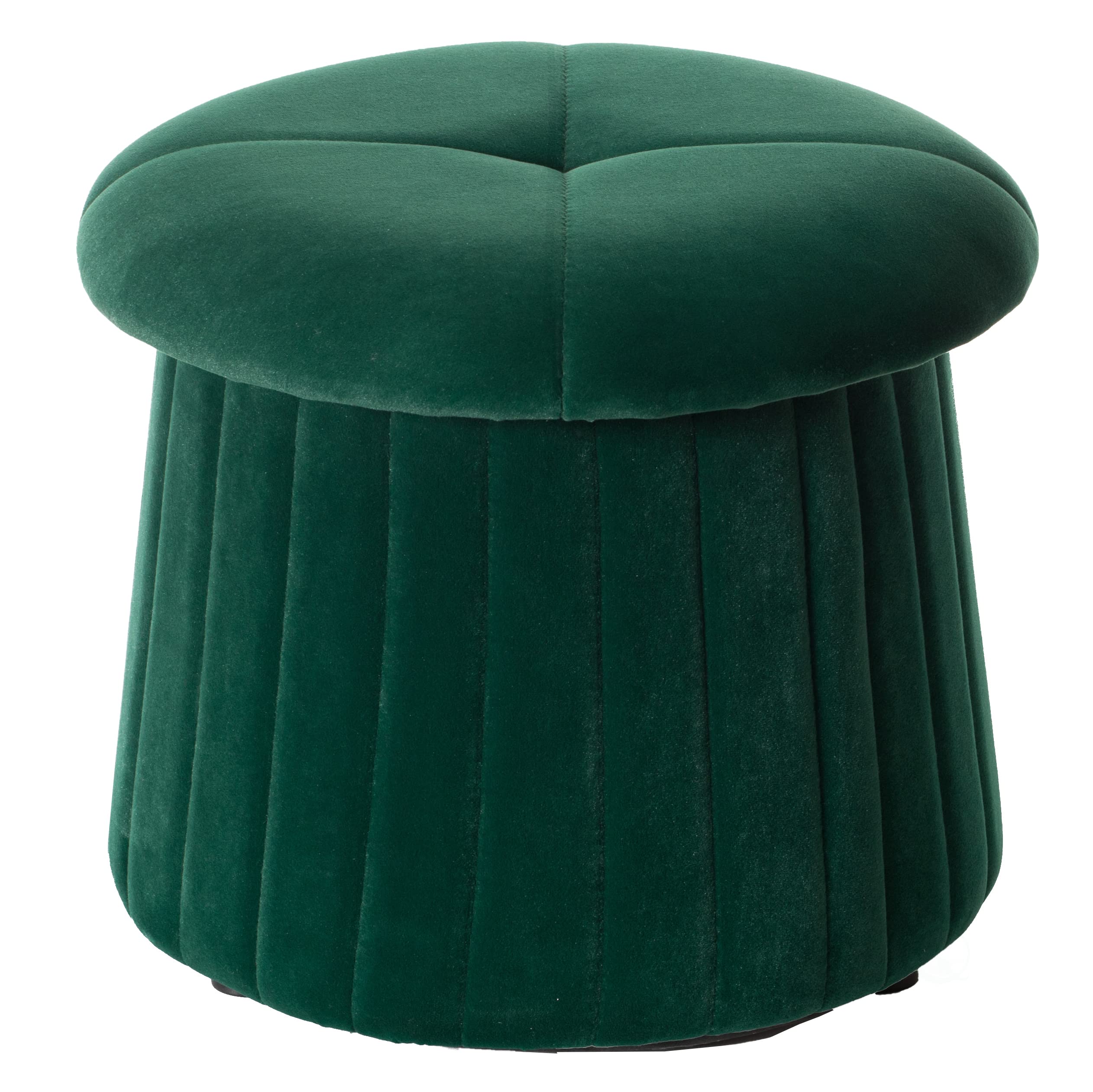 Amazon.com : Fabulaxe Modern Tufted Velvet Mushroom Shape Storage 