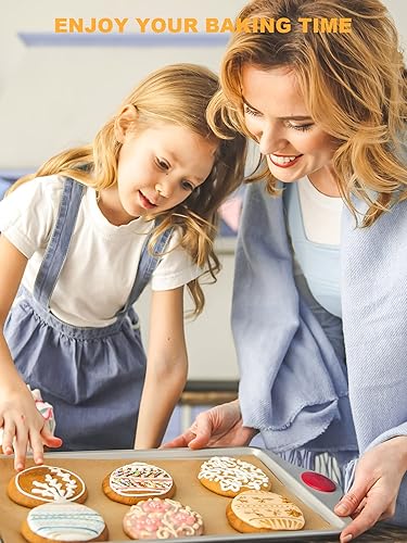 Miniatura 4 de SMARTAKE 200 hojas de papel pergamino para hornear de 12 x 16 pulgadas con SMARTAKE 200 hojas de papel pergamino de 9 x 13 pulgadas, para hornear,