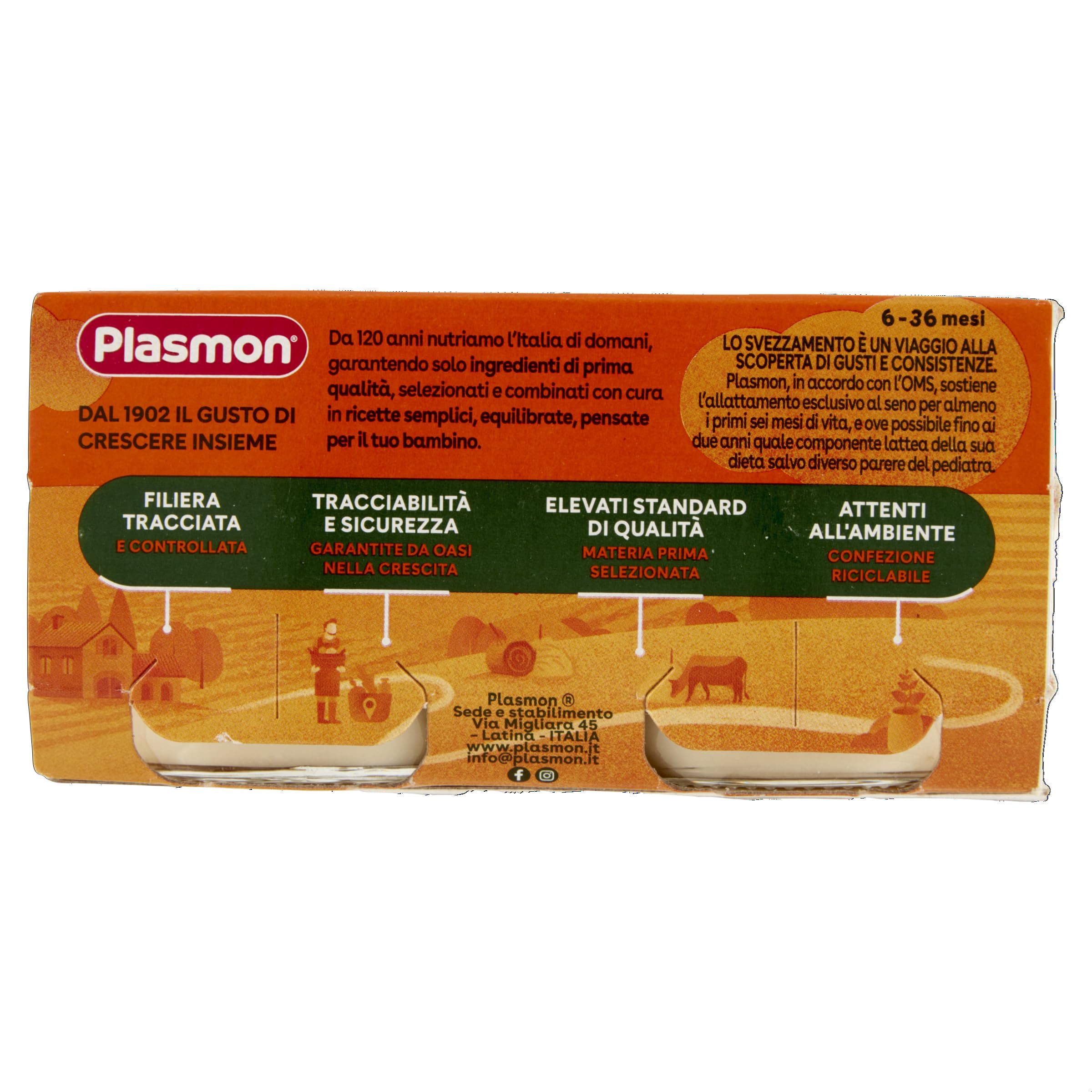 Plasmon Omogeneizzato Orata 2x80g (12 Confezioni)