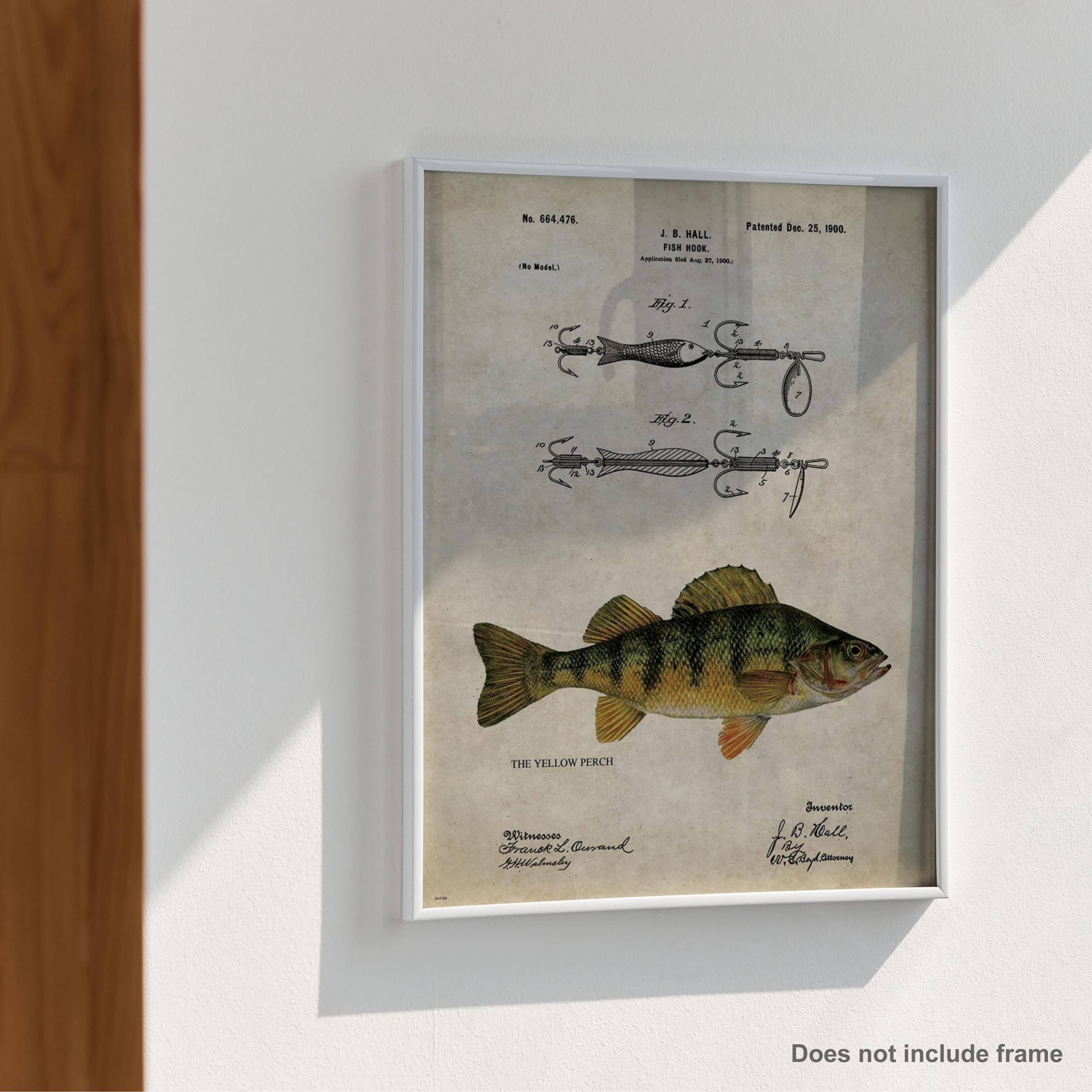Amazon.com: Apple Creek Antique Fly Fishing Lure US Patent Poster