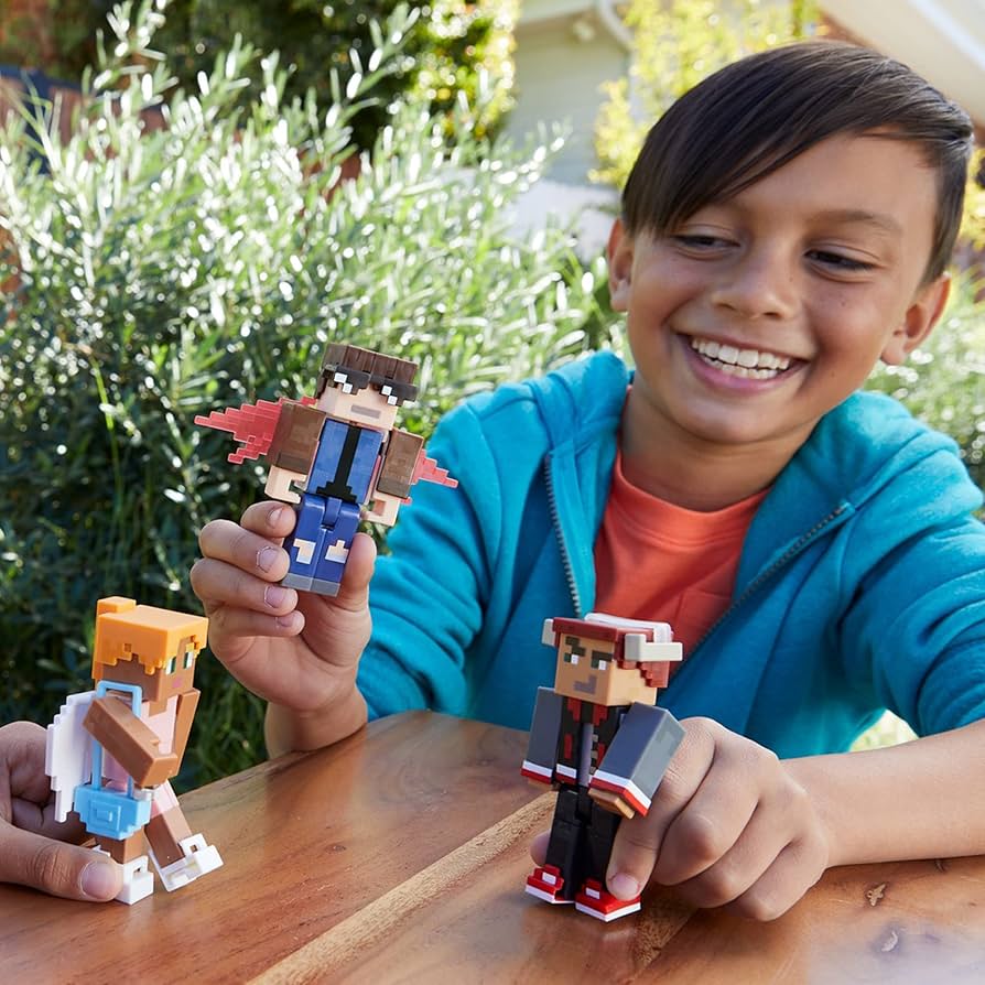 Minecraft フィギュアセット 多色 マインクラフト ベーシックフィギュア 2体セット Sアソート