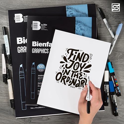 Vista 9 de Bienfang Graphics 360 - Bloc de papel marcador, 9 x 12 pulgadas, 100 hojas