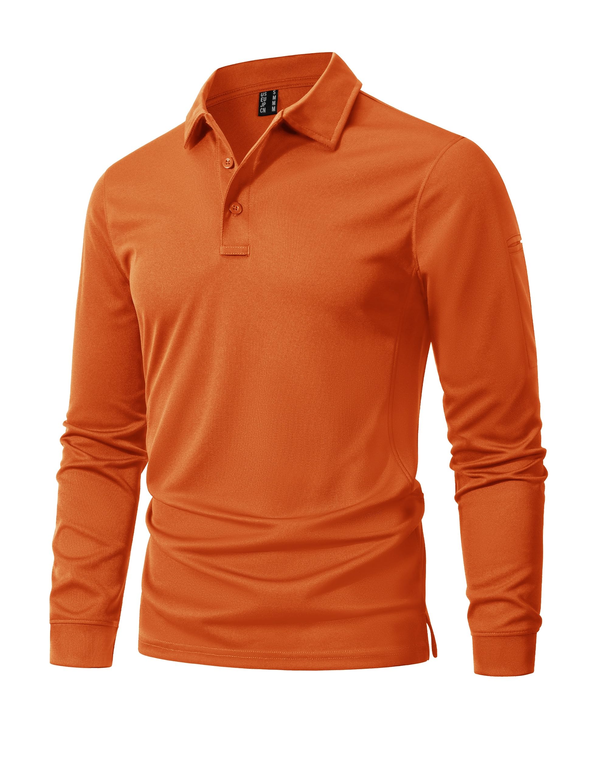 MAGNIVIT Men's Polo Shirts Long Sleeve Tactical Polo