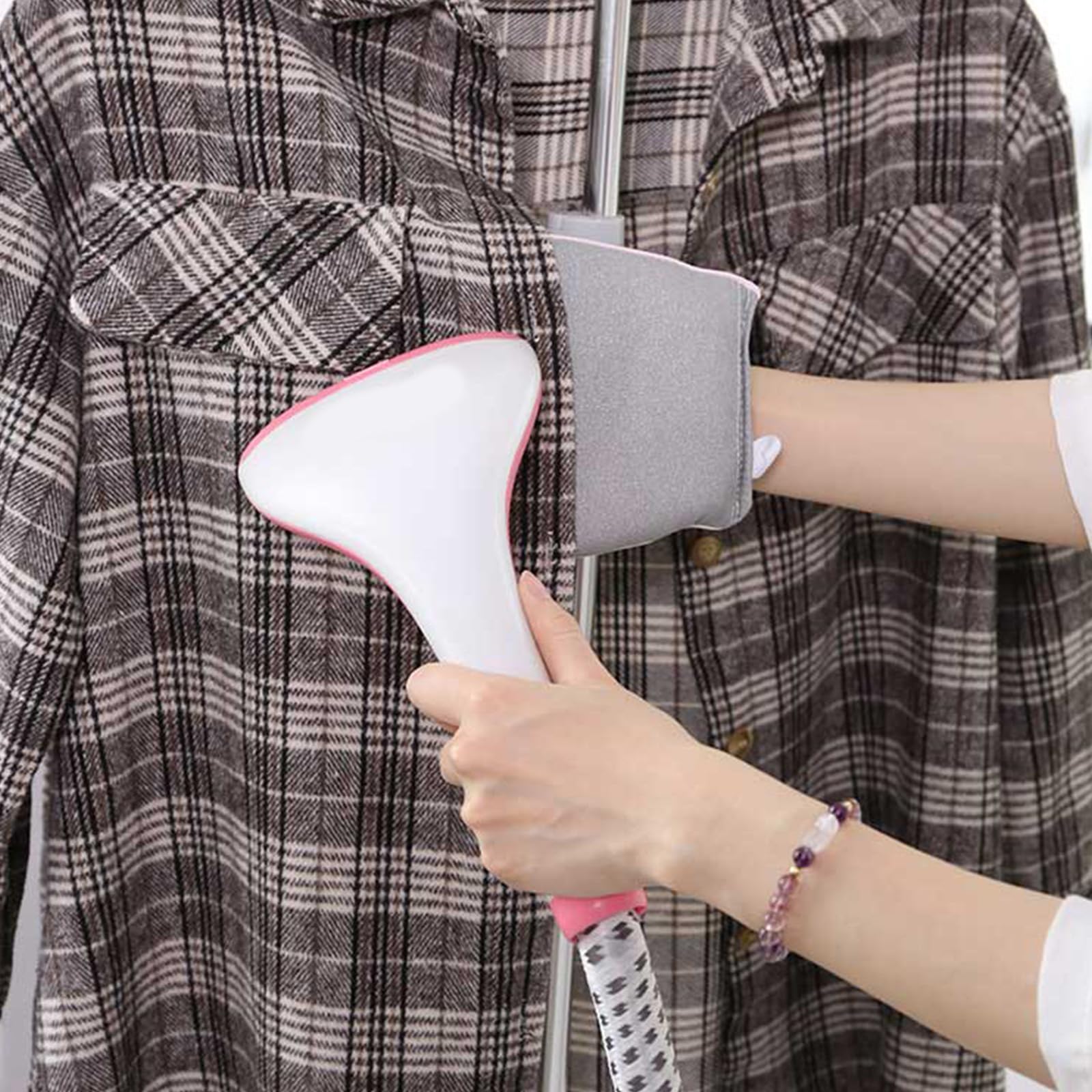 Guanto Da Stiro Rayen - Antiscottatura, 100% Cotone Interno, Alluminio Esterno - Per Colletti, Maniche E Aree Difficili - Foto 11