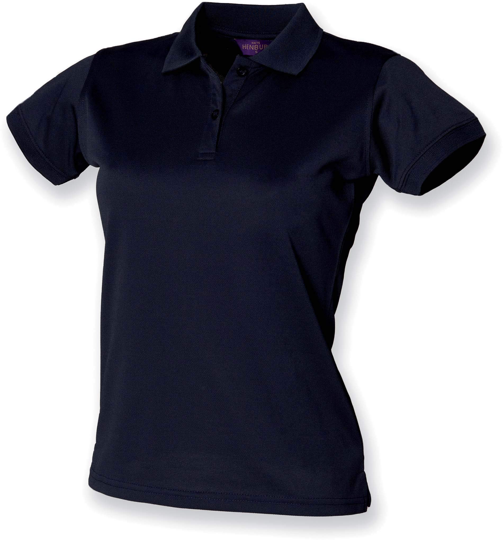 Henbury Ladies Coolplus Polo Shirt : Color - Navy : Size - XL โ image 1