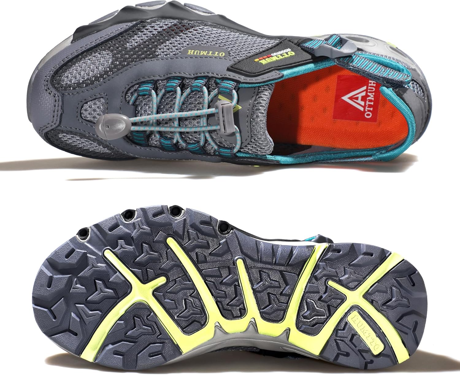 HUMTTO Men's Amphibious Water Shoes - Hiking Sandals for Men Outdoor Water Sandal Closed Toe Non-Slip River Shoes Summer Quick Drying Aqua Shoe - Image 6