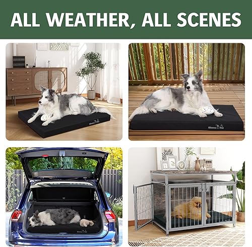 Miniatura 4 de KHONSU PET Cama resistente y duradera para perro, 800 libras, resistencia al desgarro, impermeable, para uso en exteriores e interiores, no para