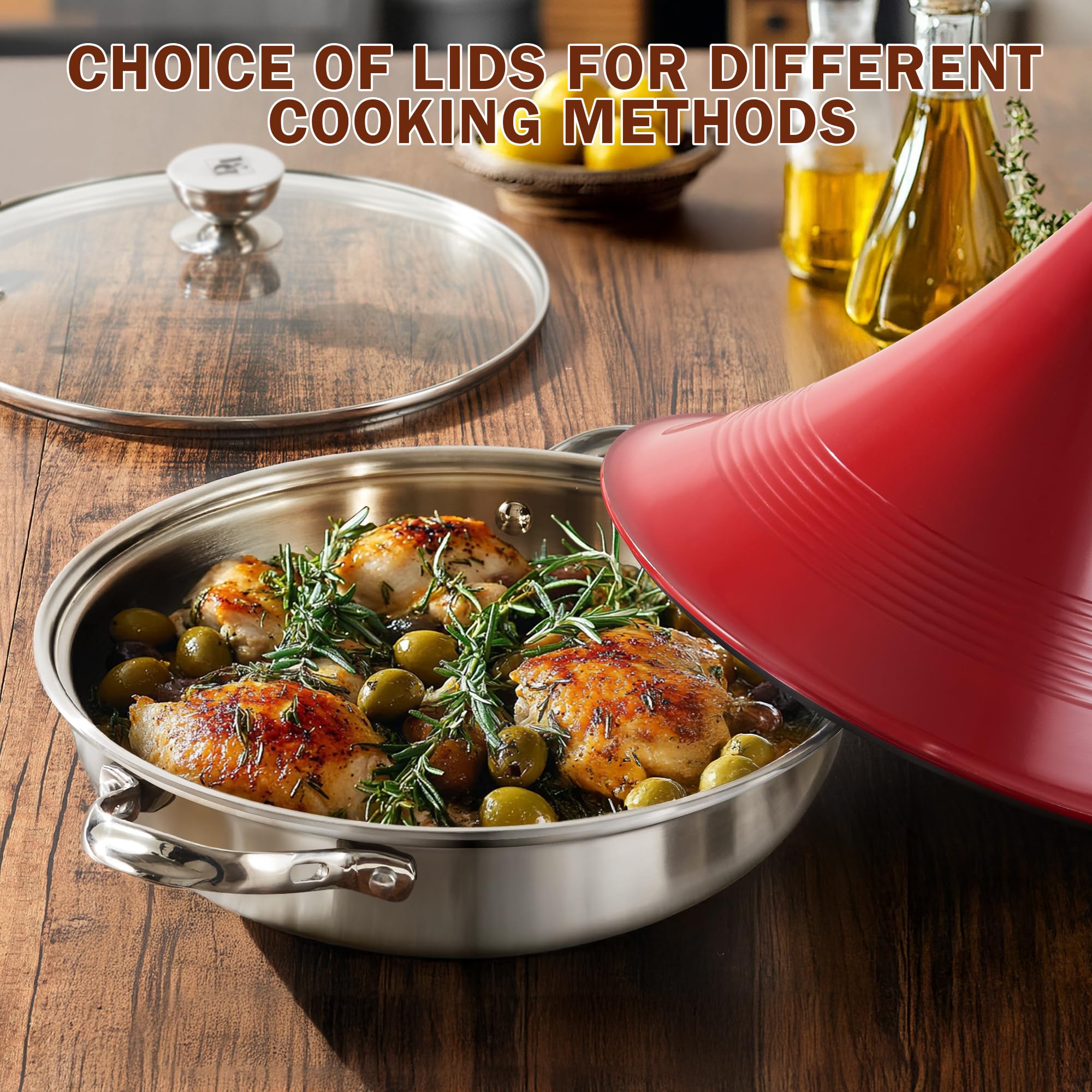 DM Tagine Pot - Moroccan Cooking Made Easy -5