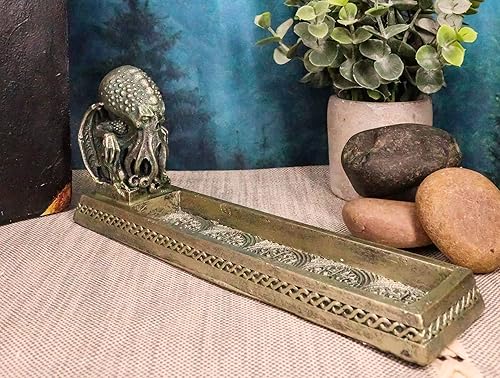 Miniatura 8 de Ebros Gift Marine Terror Call of Cthulhu Cráneo Monstruo Mar Incienso Stick Quemador Estatuilla Macabra Underworld Kraken Pirata Pesadilla Temática