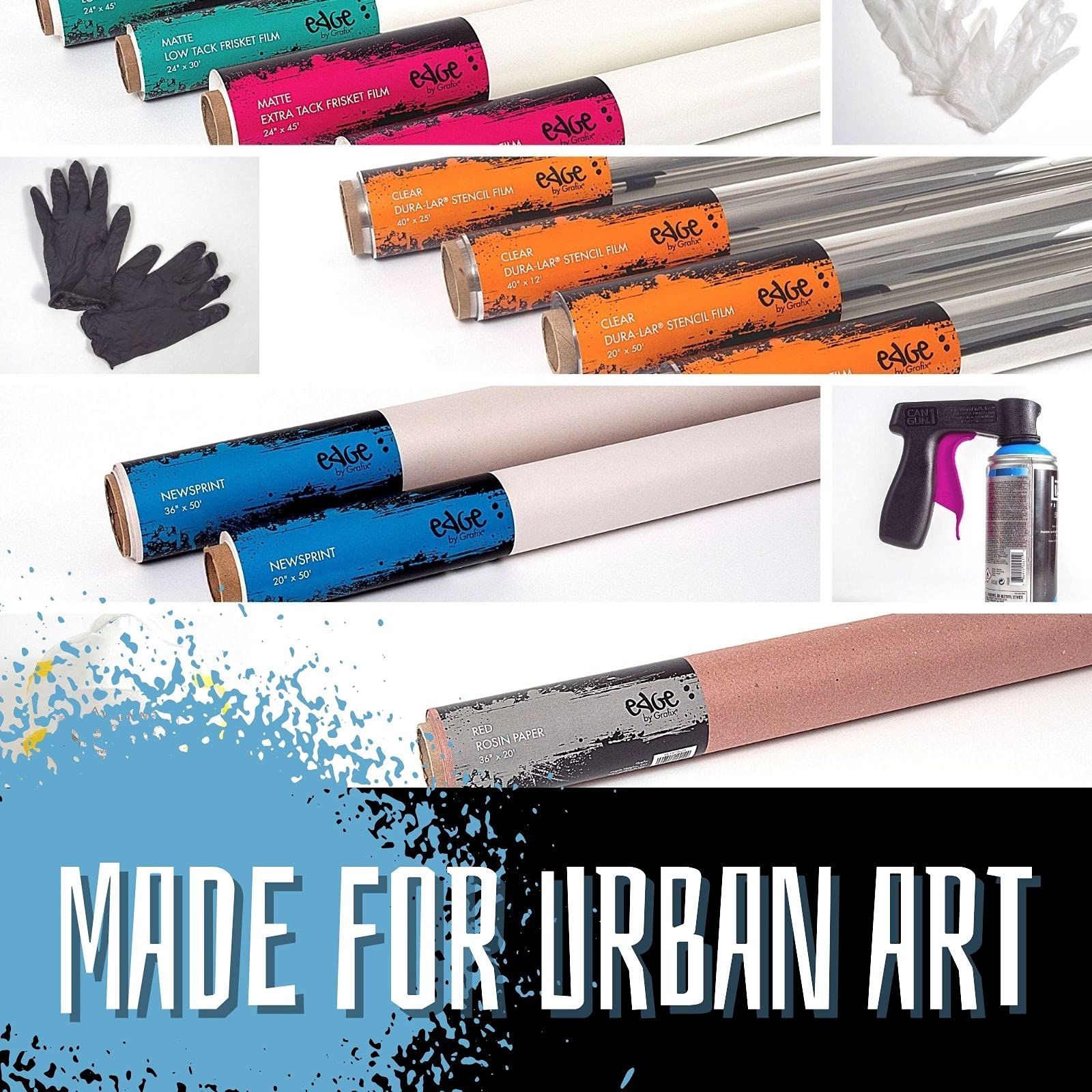 Snapklik.com : Grafix Edge Newsprint Roll 20” X 50 Roll Lightweight ...