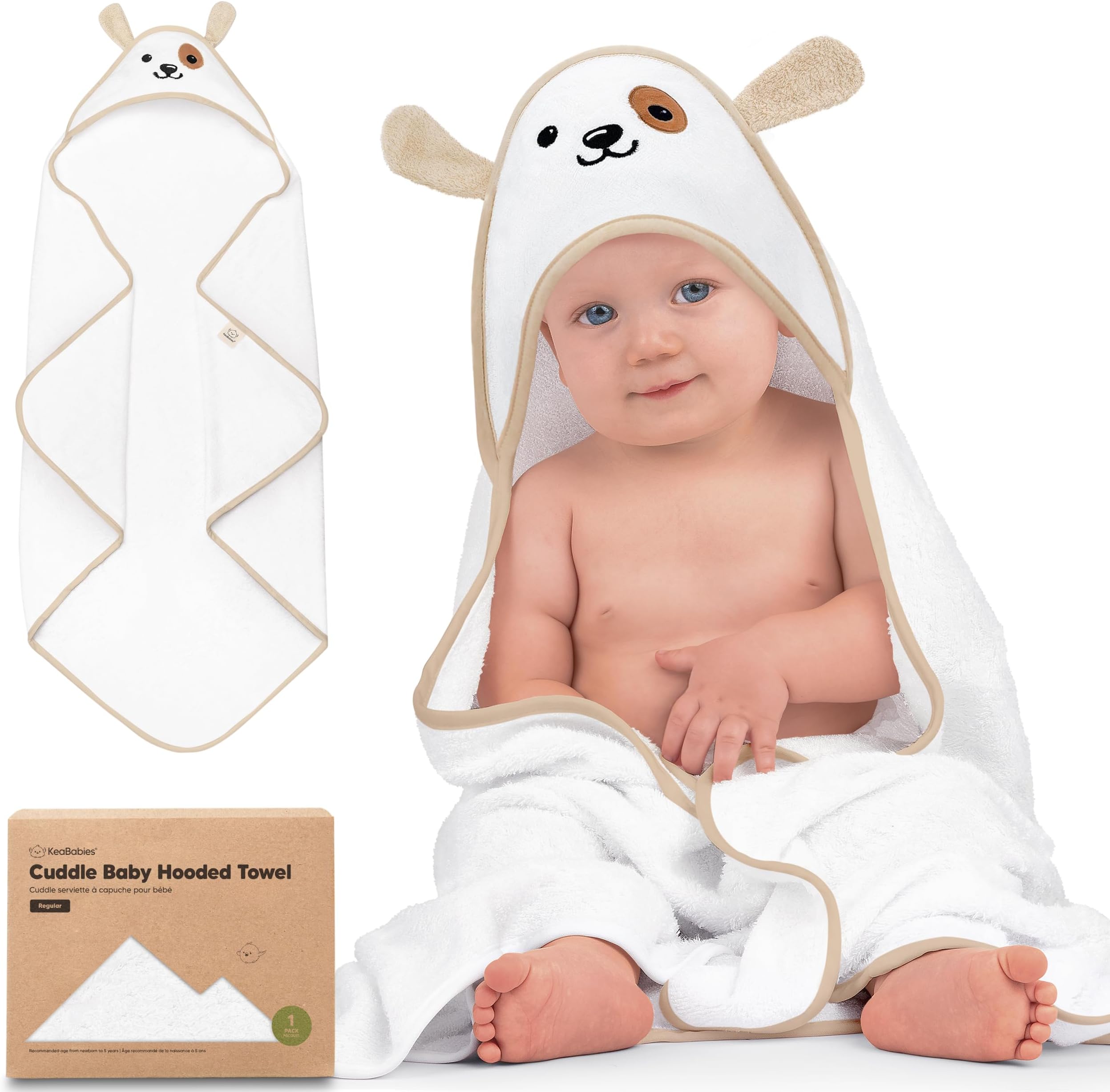 Babyhug Cotton Interlock Two Layer Hooded Towel Ship Print L 76.2 x B 76.2 cm - Red