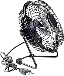 Mini Ventilador USB de Mesa Silencioso Portátil - Compacto para PC, Notebook e Escritório