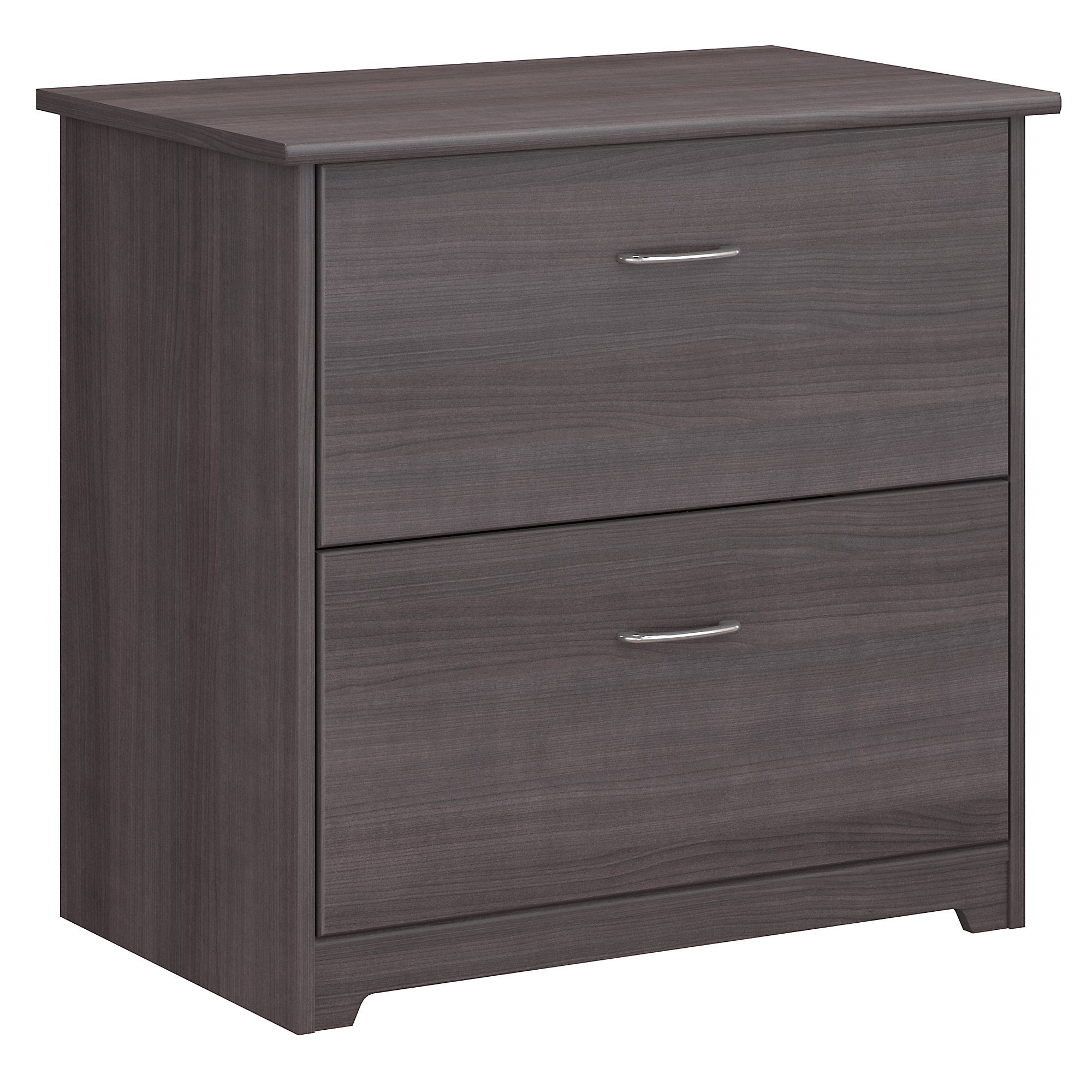 Bush Furniture 2 Drawer Lateral File Cabinet, Wood, Heather Gray, (32W) US
