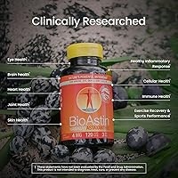 Vista 3 de Nutrex Hawaii BioAstin Astaxantina hawaiana - 4 mg, 120 cápsulas blandas - Suplemento antioxidante premium Farm-Direct para apoyar la salud